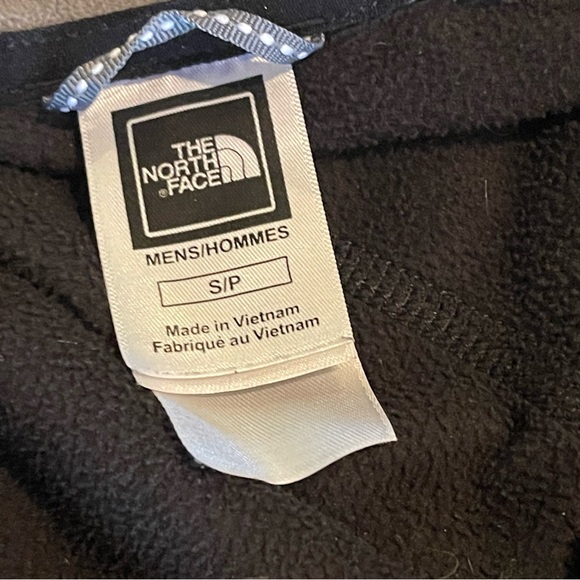 The North Face Men’s Black Grey Apex Fleece Full Zip Jacket - Size Small - Picture 7 of 7